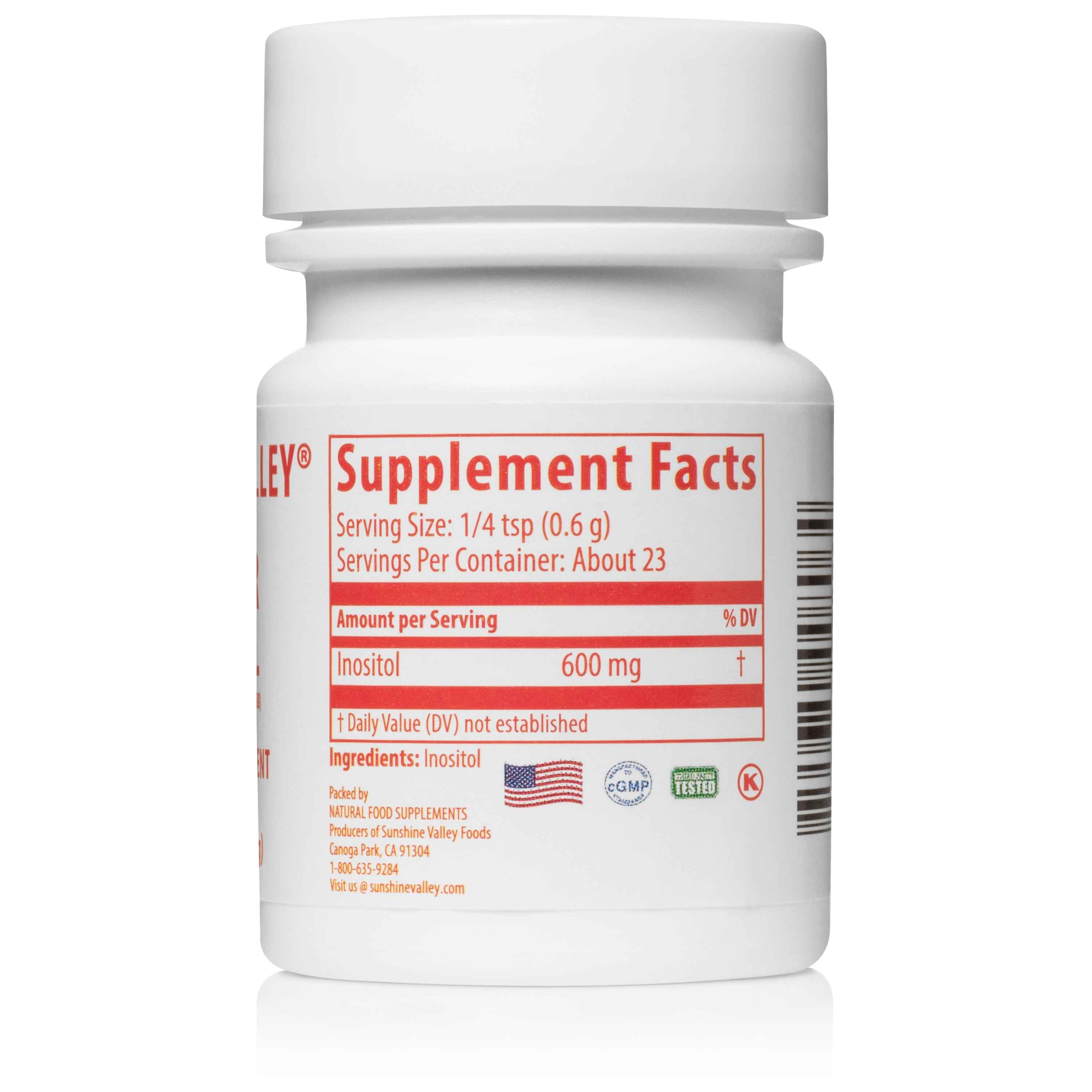 Sunshine Valley® Super Inositol Dietary Supplement Powder One Half Ounce