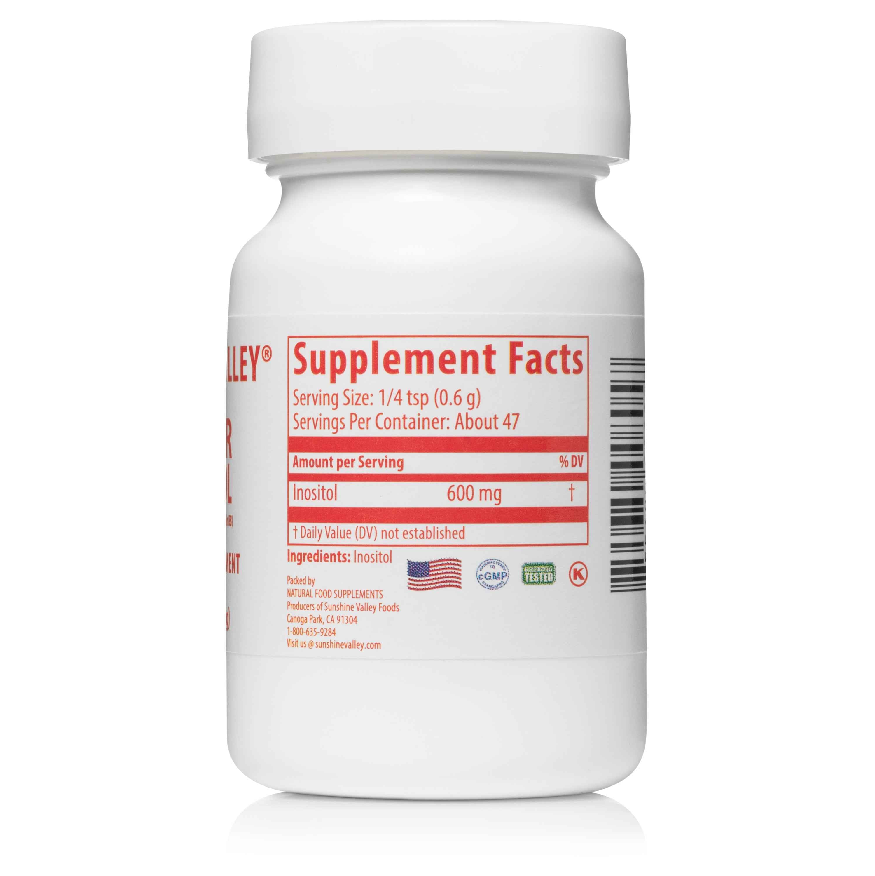 Sunshine Valley® Super Inositol Powder Dietary Supplement - One Ounce