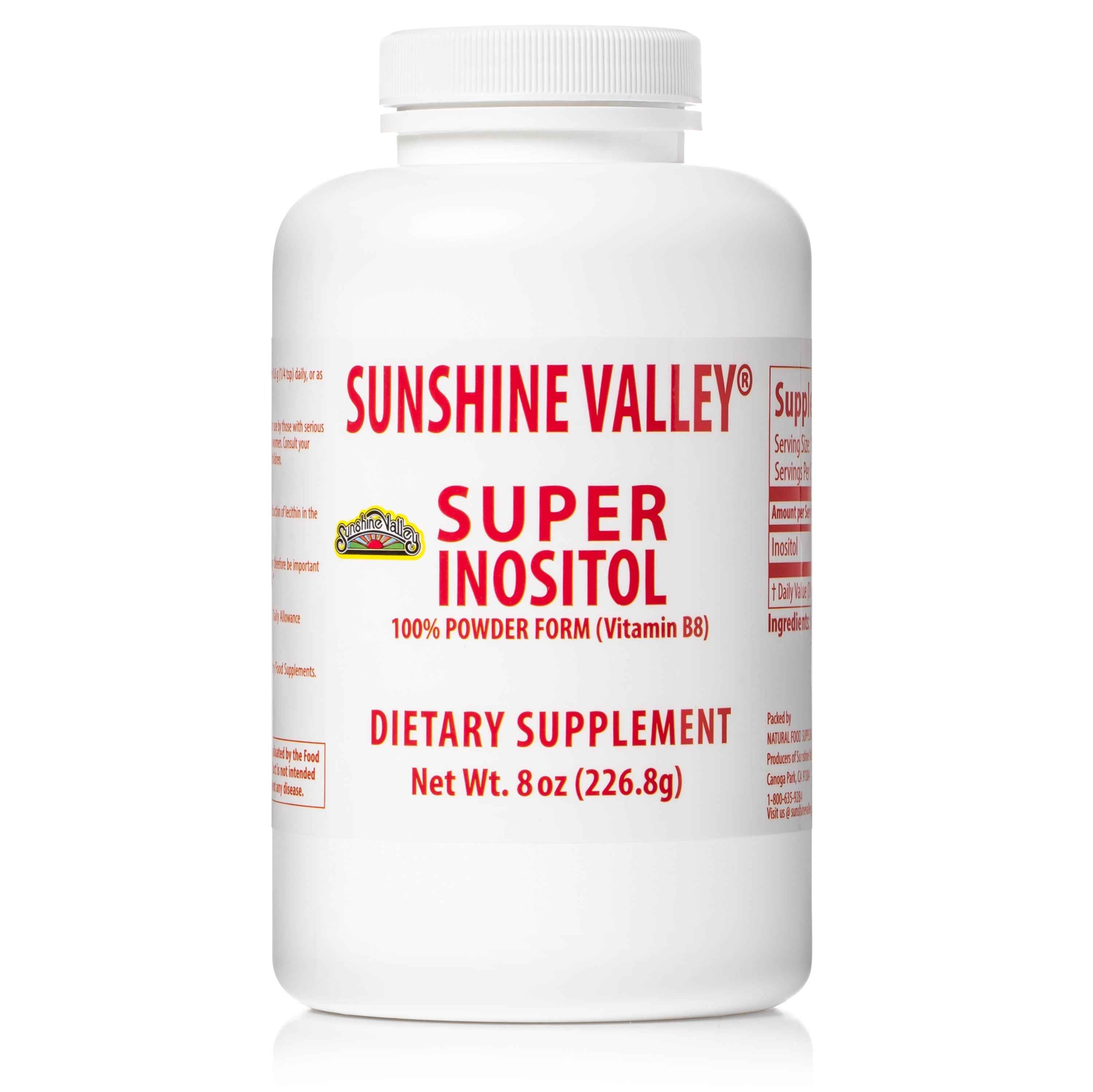 Sunshine Valley® Super Inositol Powder - 8 Ounces Dietary Supplement