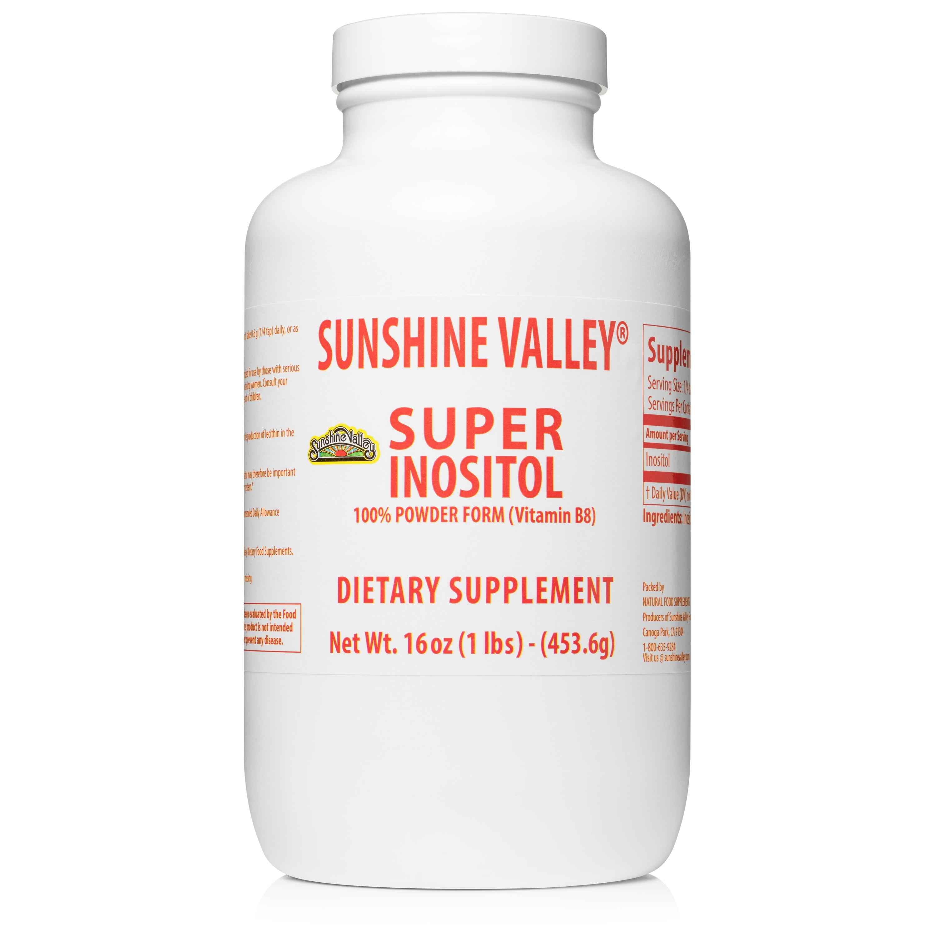 Sunshine Valley® Super Inositol Powder Dietary Supplement - 16 Ounces