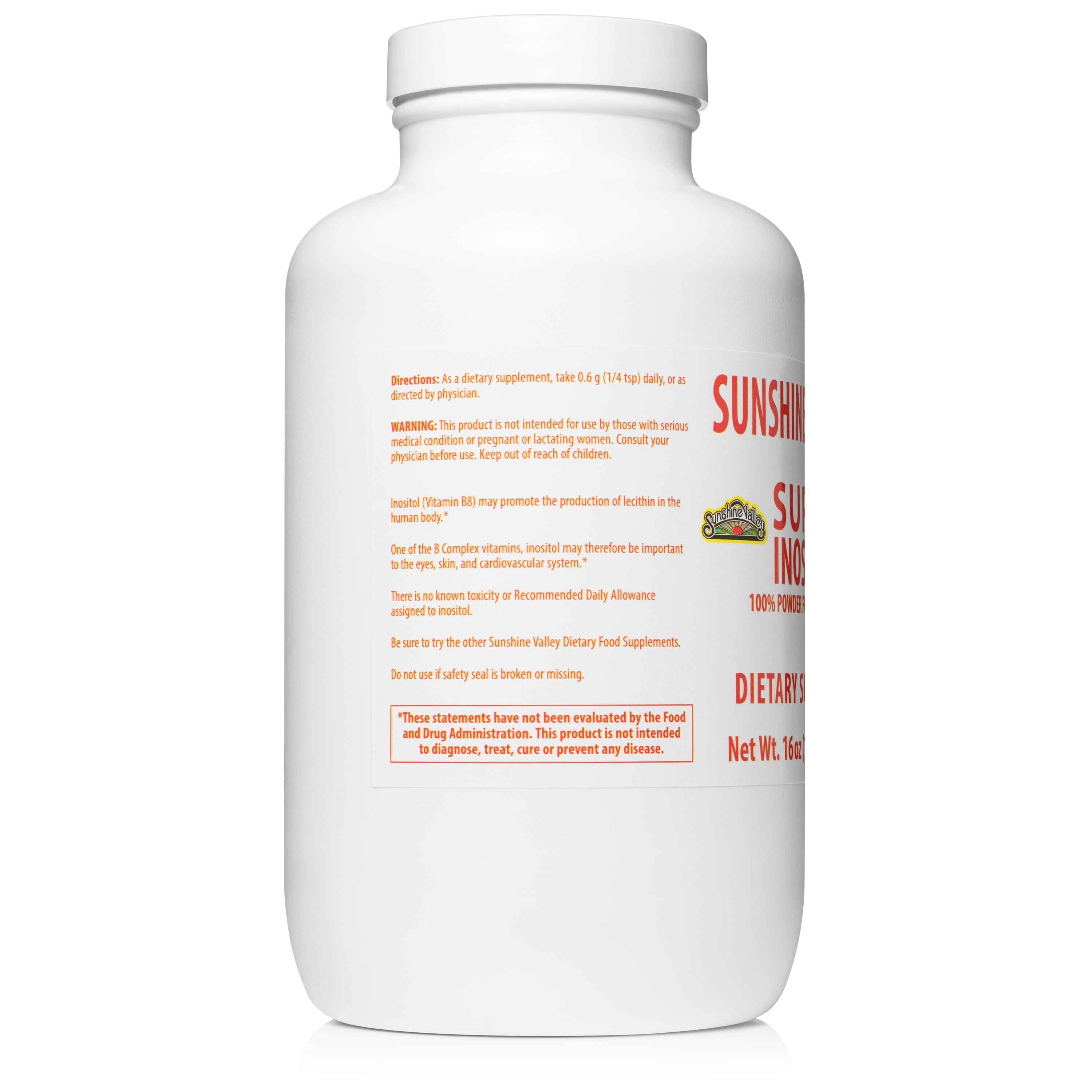 Sunshine Valley® Super Inositol Powder Dietary Supplement - 16 Ounces