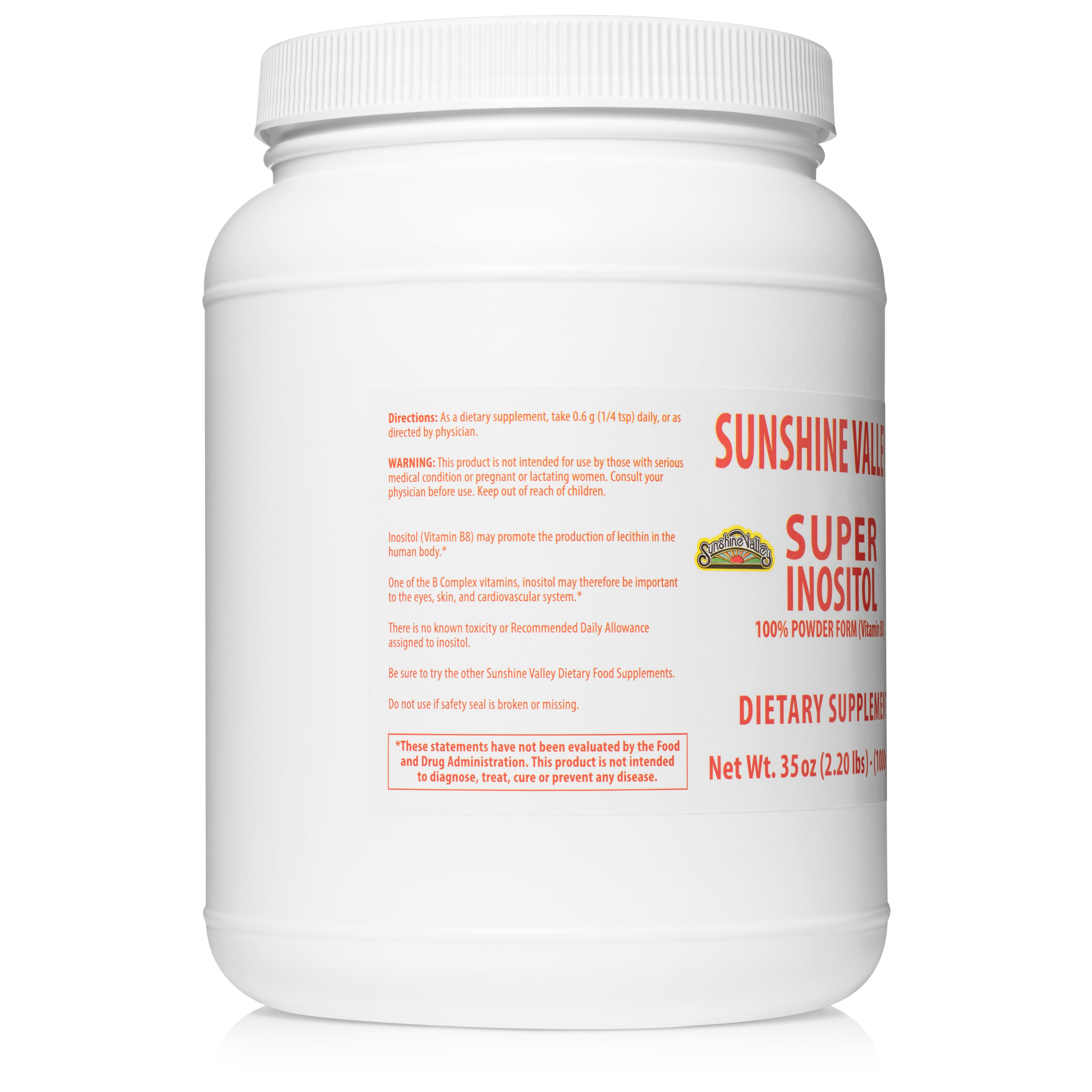 Sunshine Valley® Super Inositol Dietary Supplement Powder